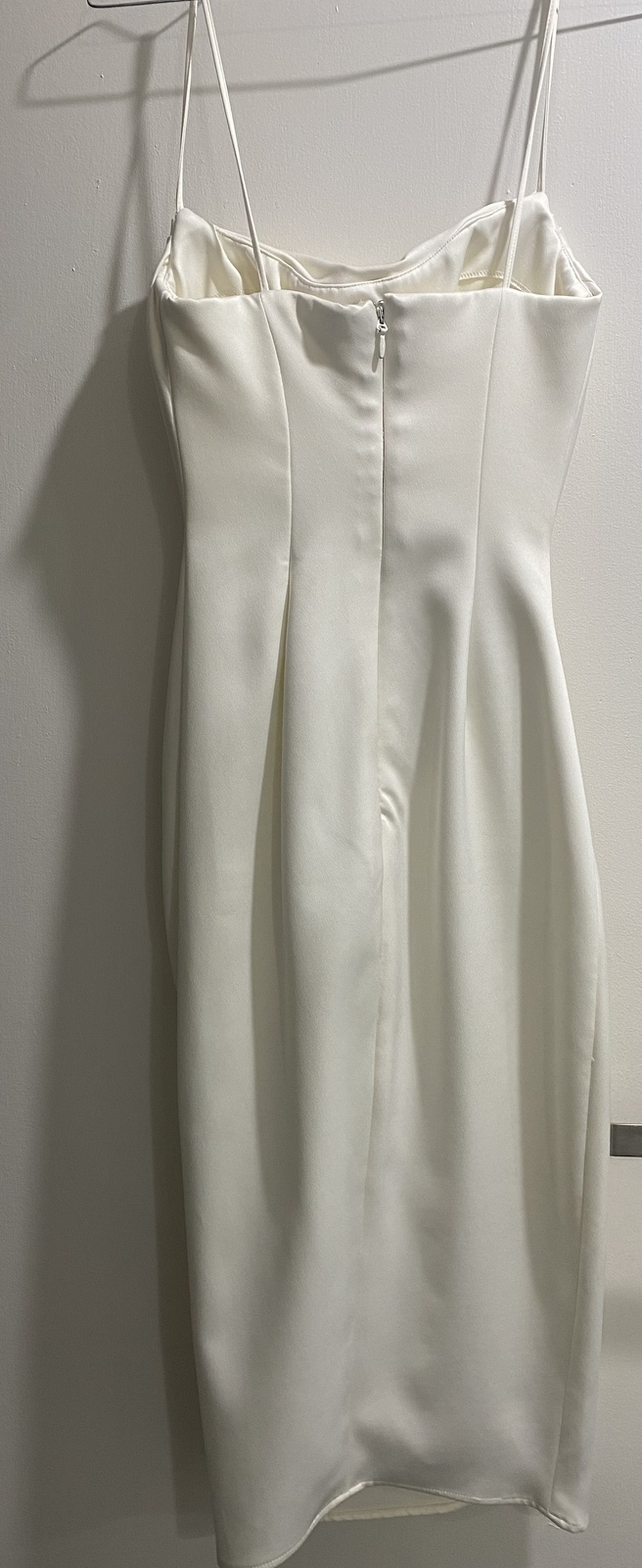 House of CB Anja satin corset dress ivory