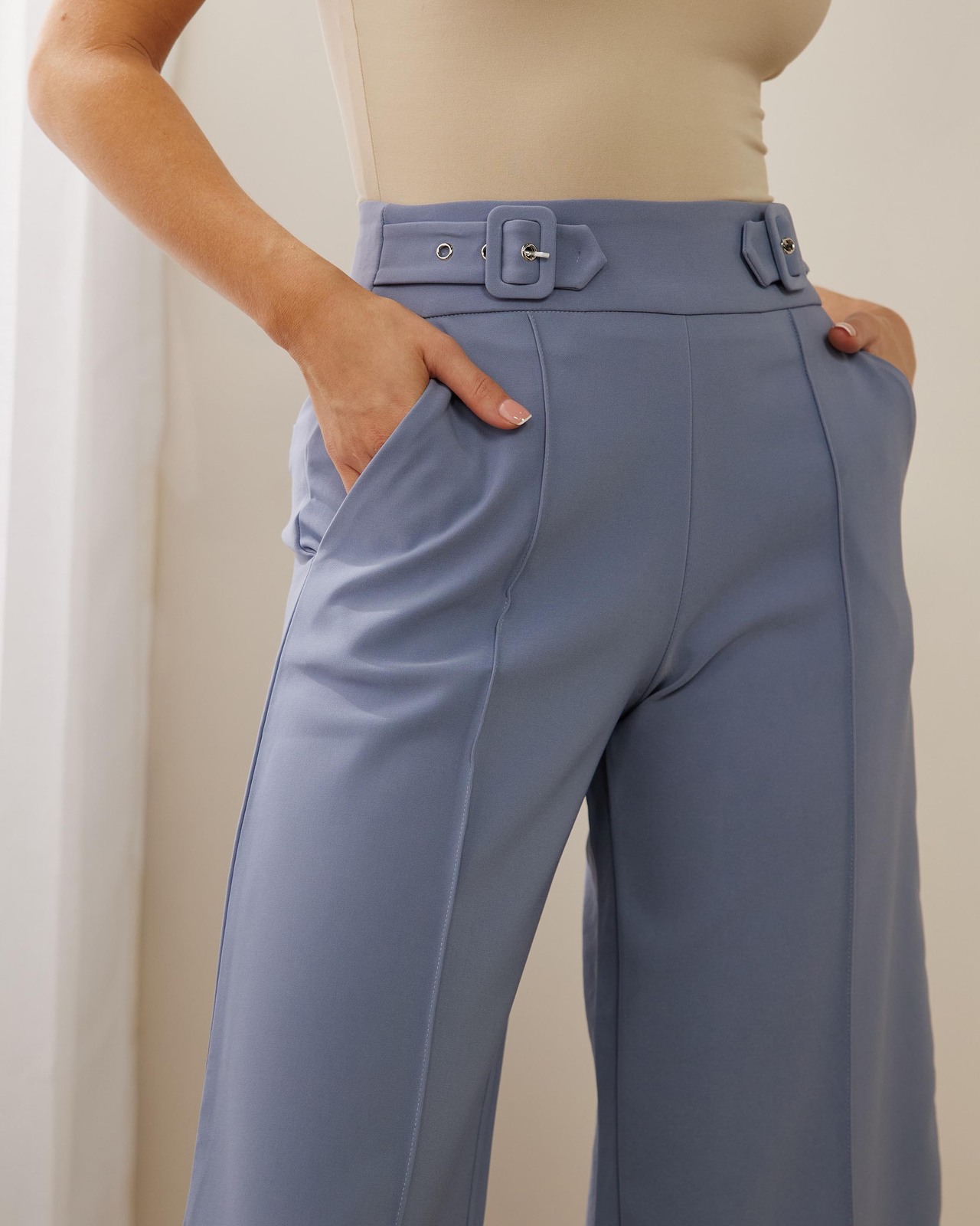 Tenley Buckle Detail Pants