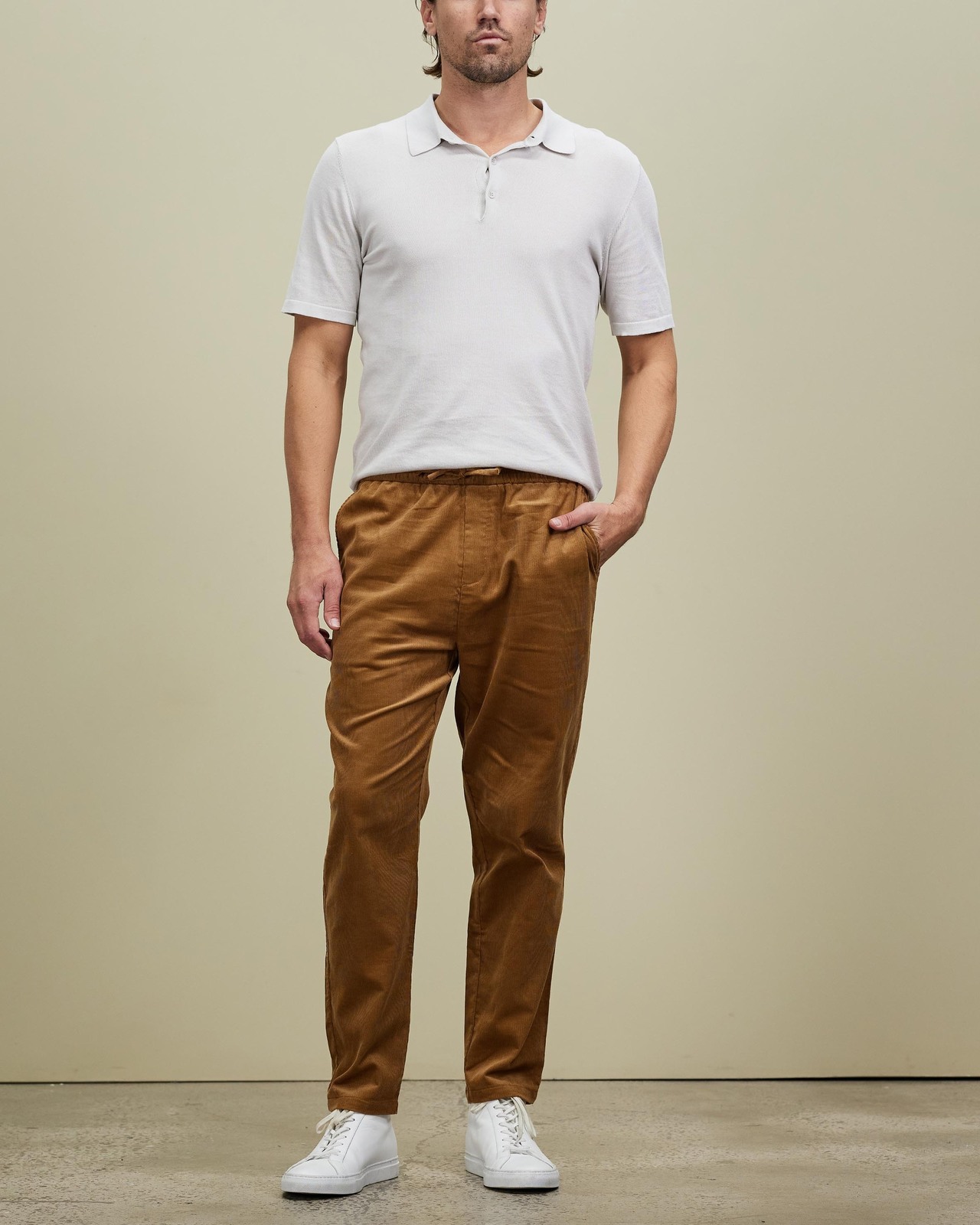 Organic Cord Pull On Pants