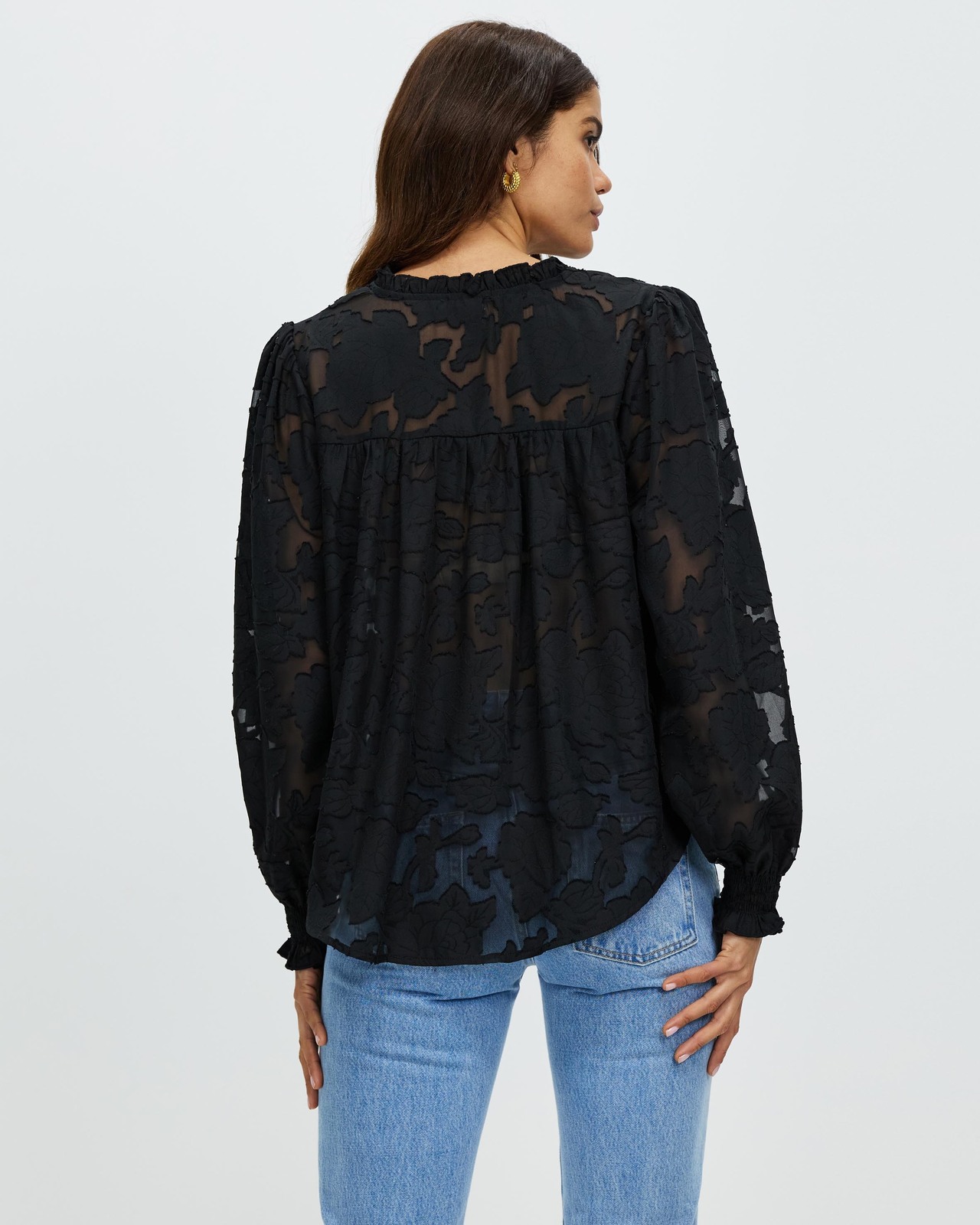 Emery Burn Out Blouse