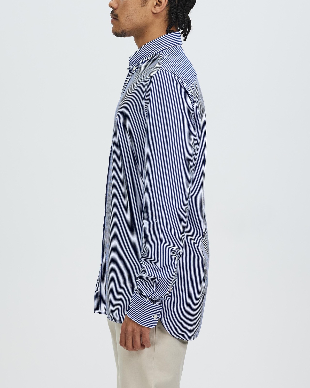 1985 Knit Striped Slim Fit Shirt