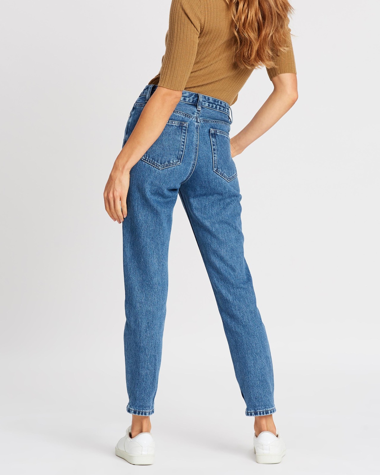 High Waist Rigid Jeans
