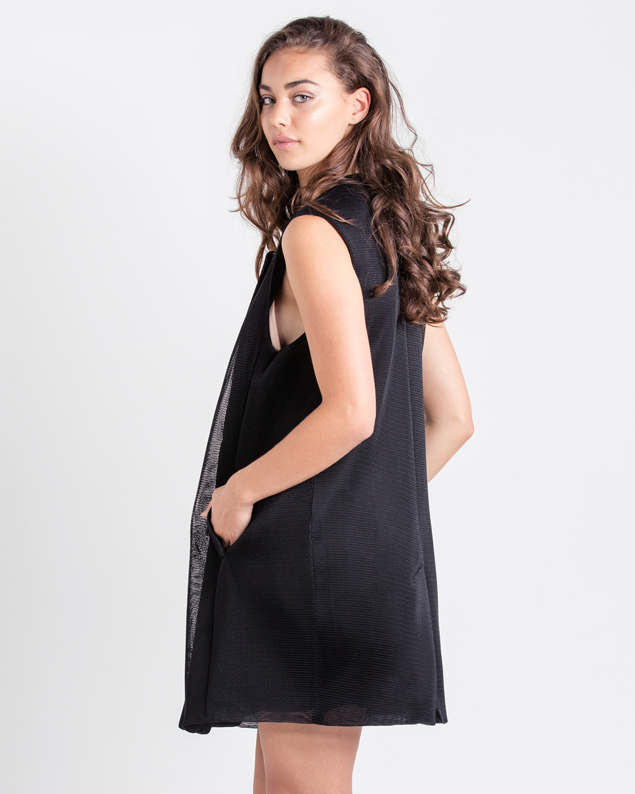 Brock Mesh Sleeveless Jacket