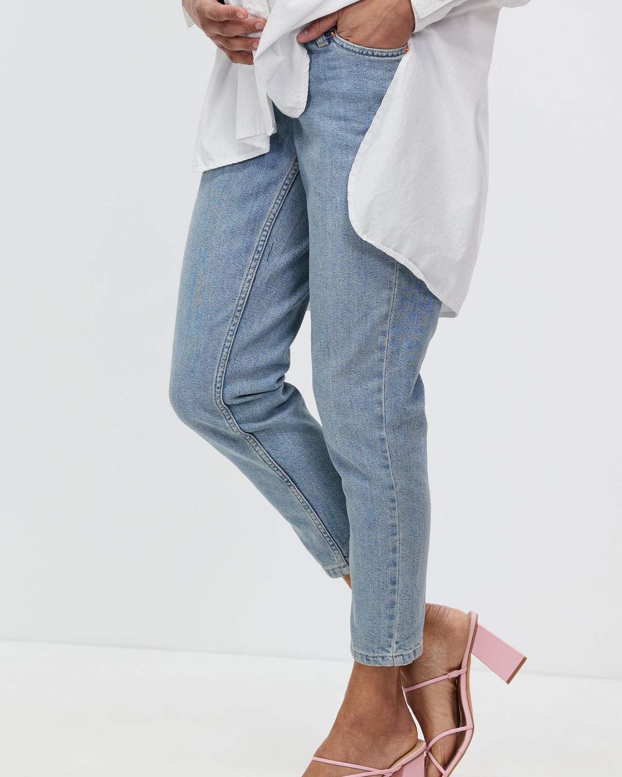 Over The Bump Premium Mom Jeans