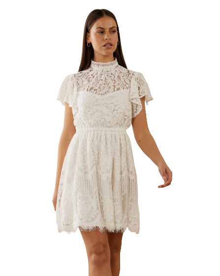 Atmos&Here Romina Lace Mini Dress - AirRobe