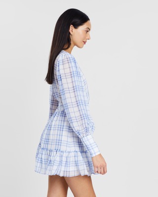 knee length dresses for ladies Alexa Ruched Dress in Natural main image 0