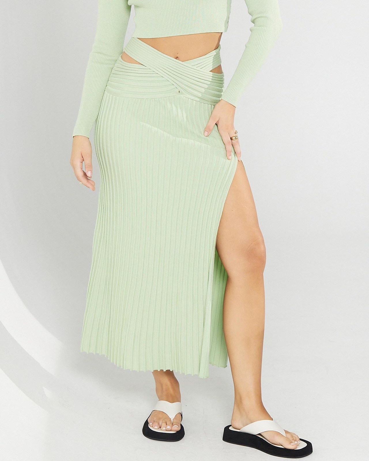 Honour Reversible Knit Skirt