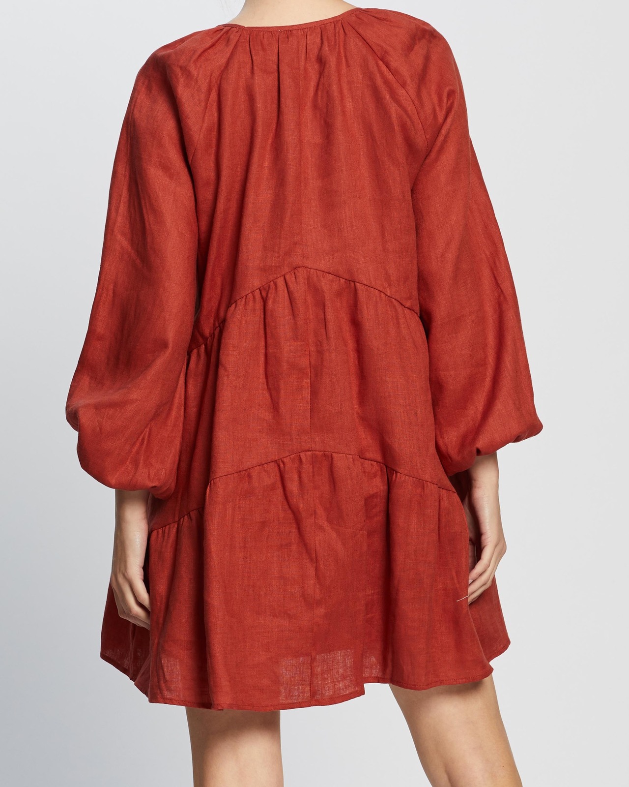 Linen Tiered Smock