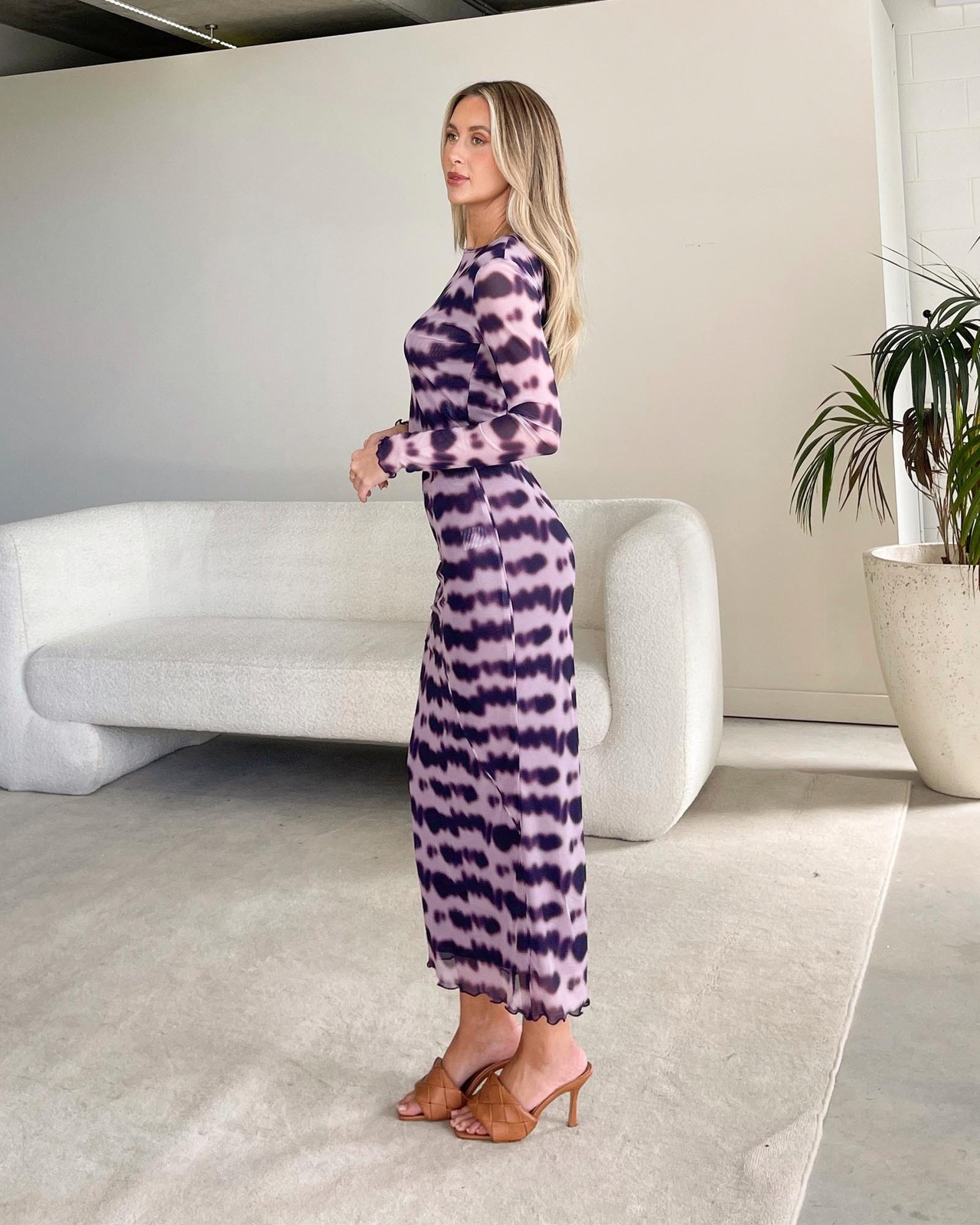 Bold Enough Mesh Midi Skirt
