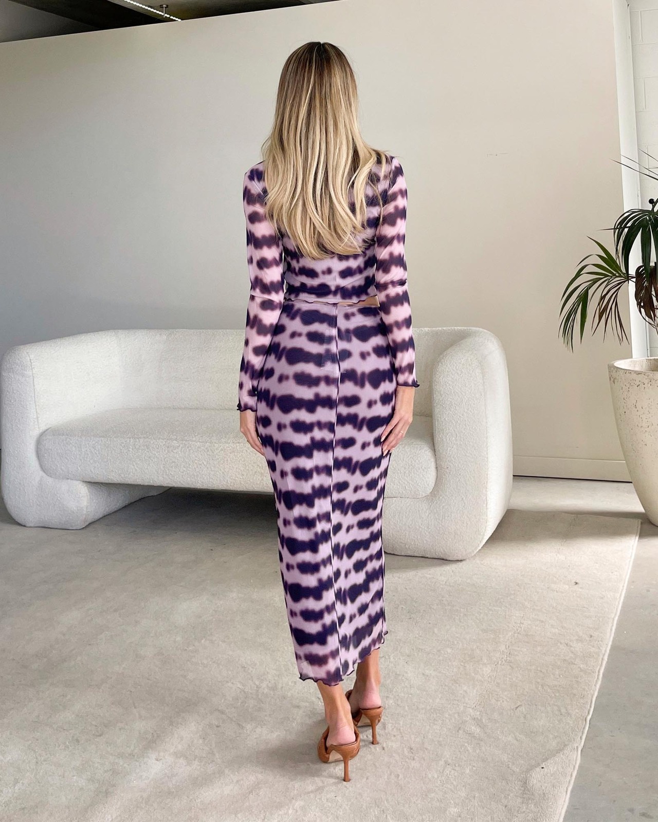 Bold Enough Mesh Midi Skirt