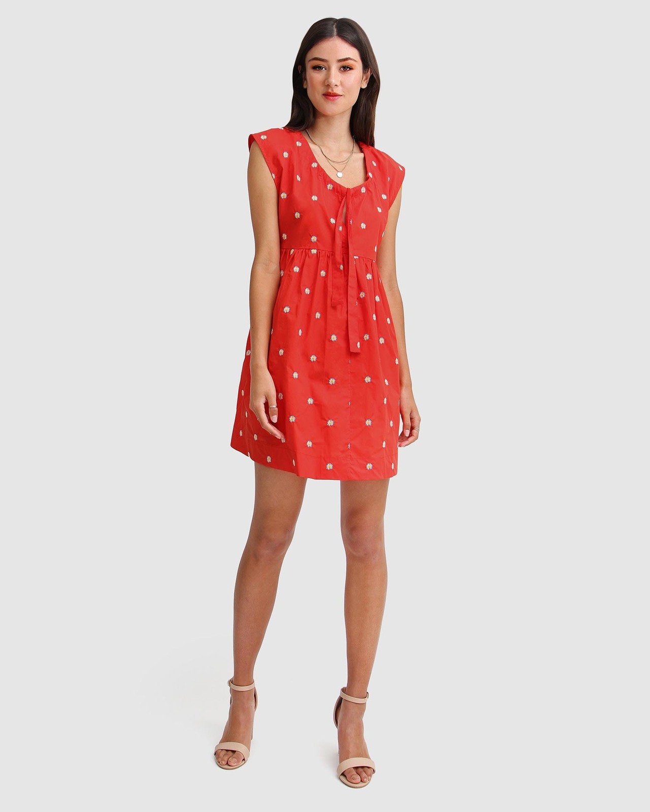 Baby Doll Embroidered Dress