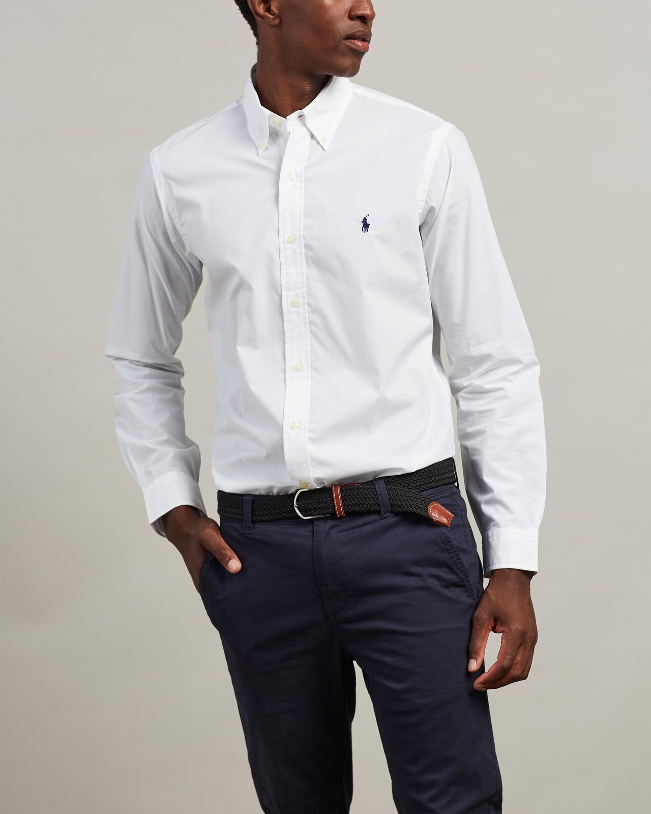 Solid Cotton Poplin Shirt
