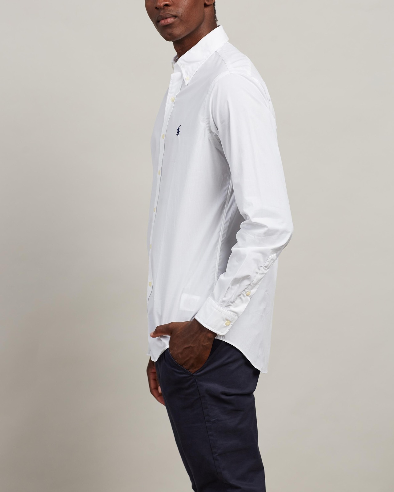Solid Cotton Poplin Shirt