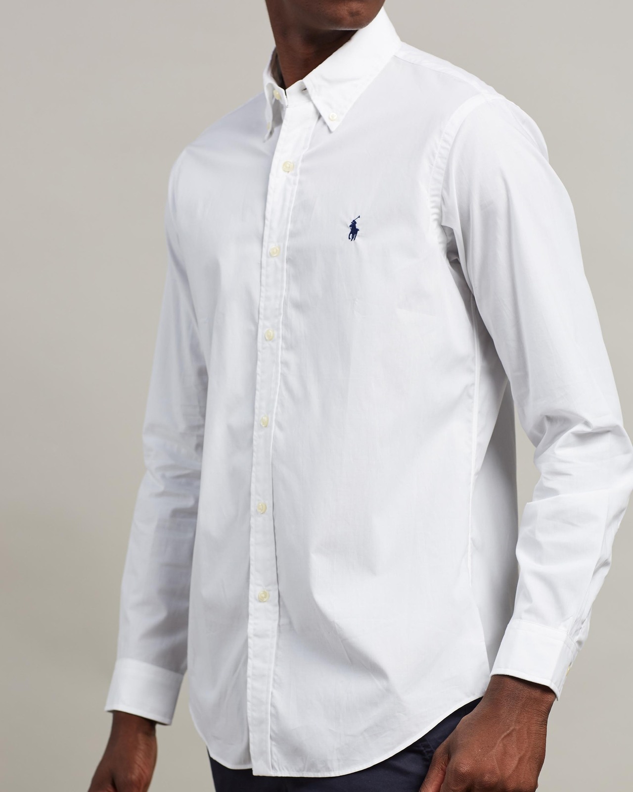 Solid Cotton Poplin Shirt