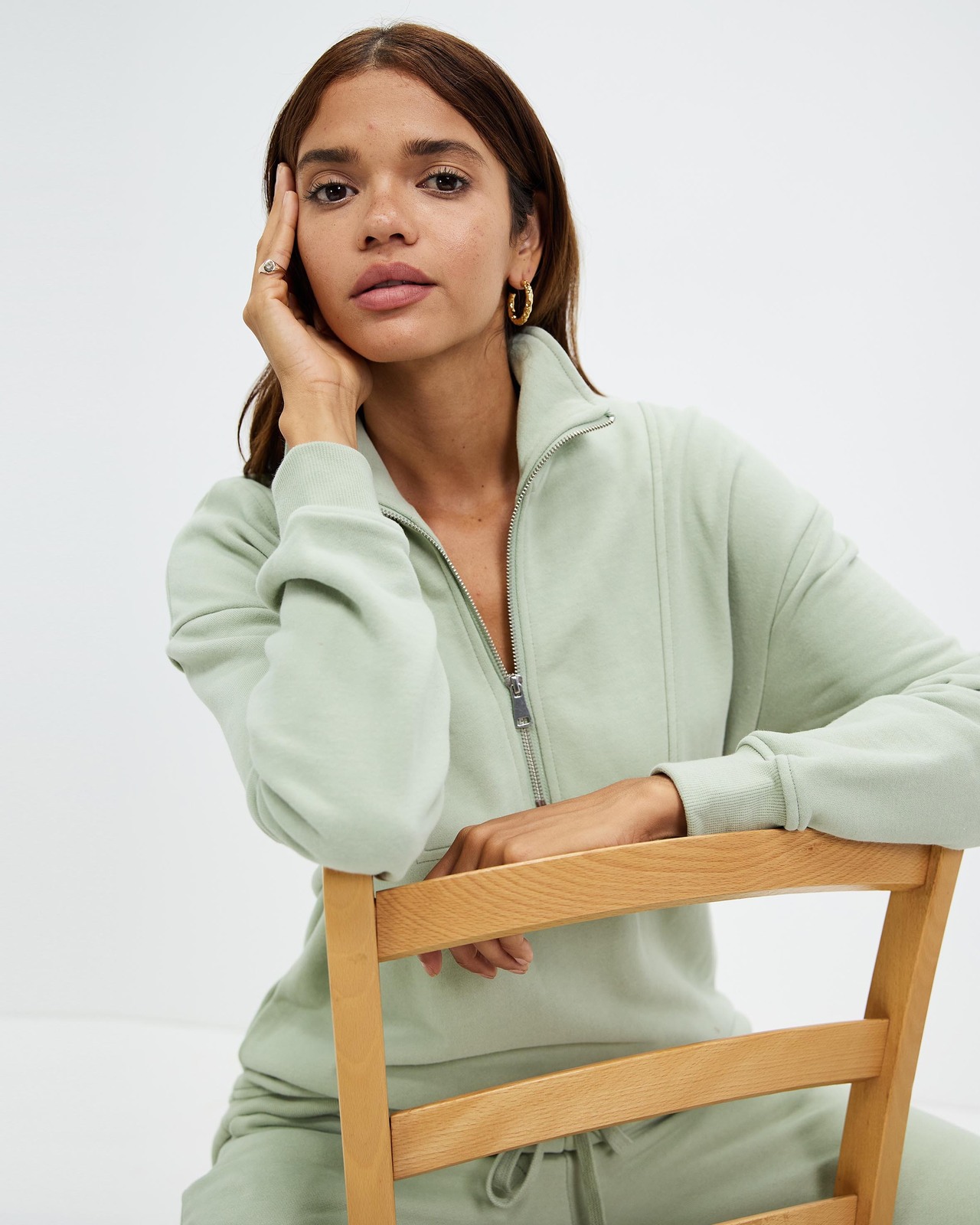 Organic Cotton Quarter Zip