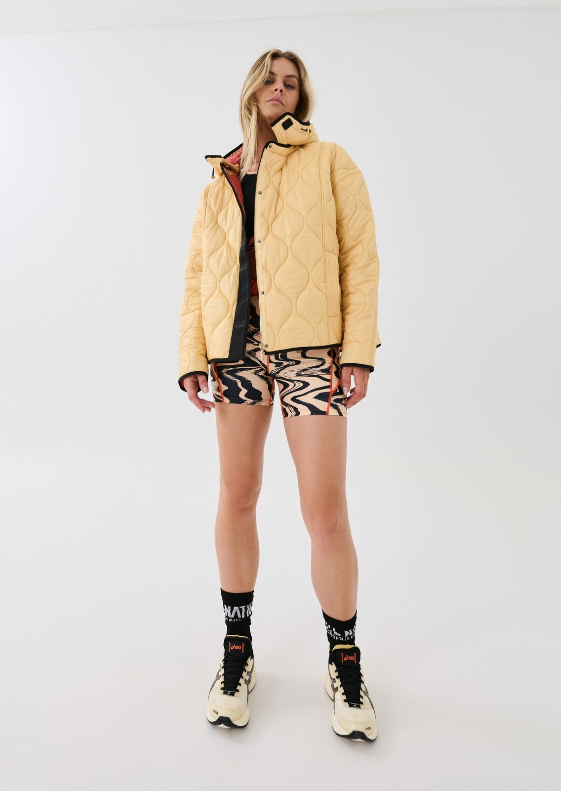 ADVOCATE JACKET IN APRICOT SHERBET