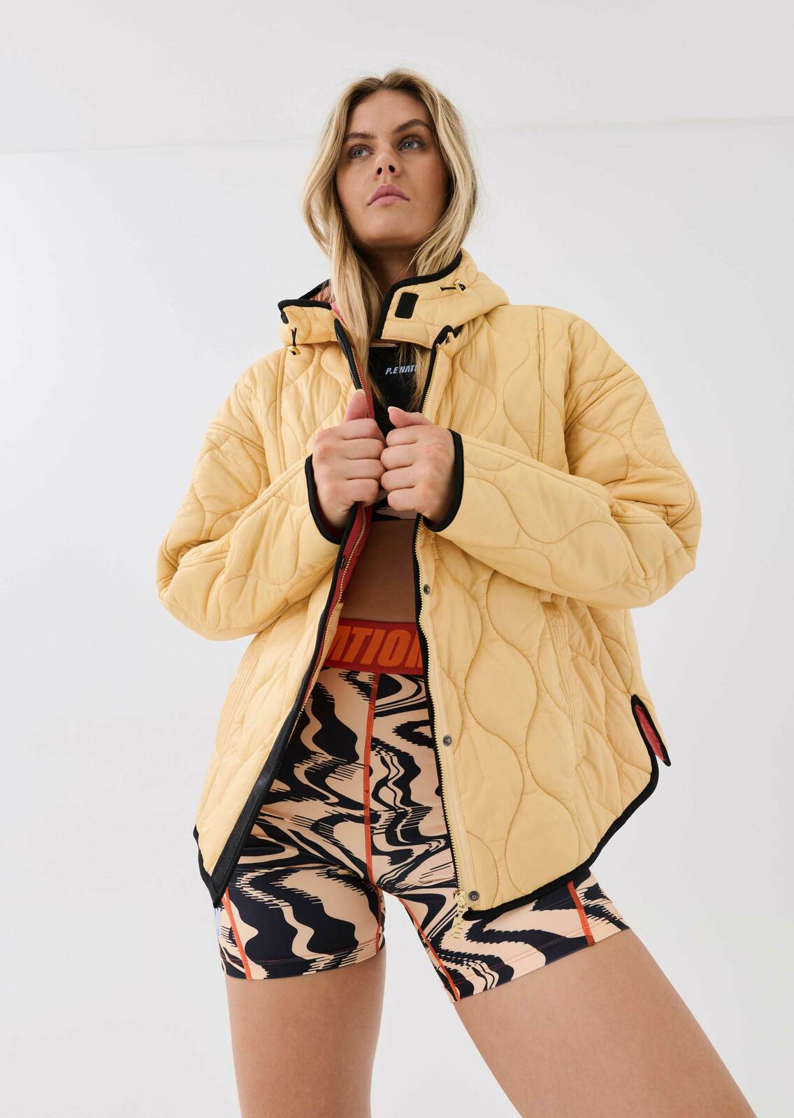 ADVOCATE JACKET IN APRICOT SHERBET