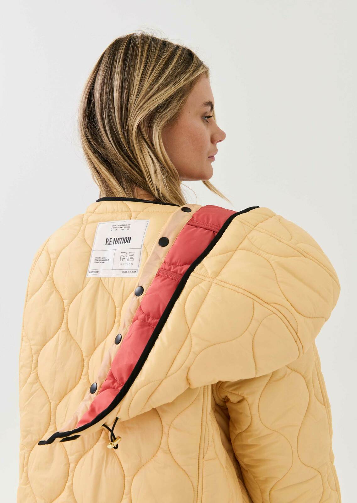 ADVOCATE JACKET IN APRICOT SHERBET