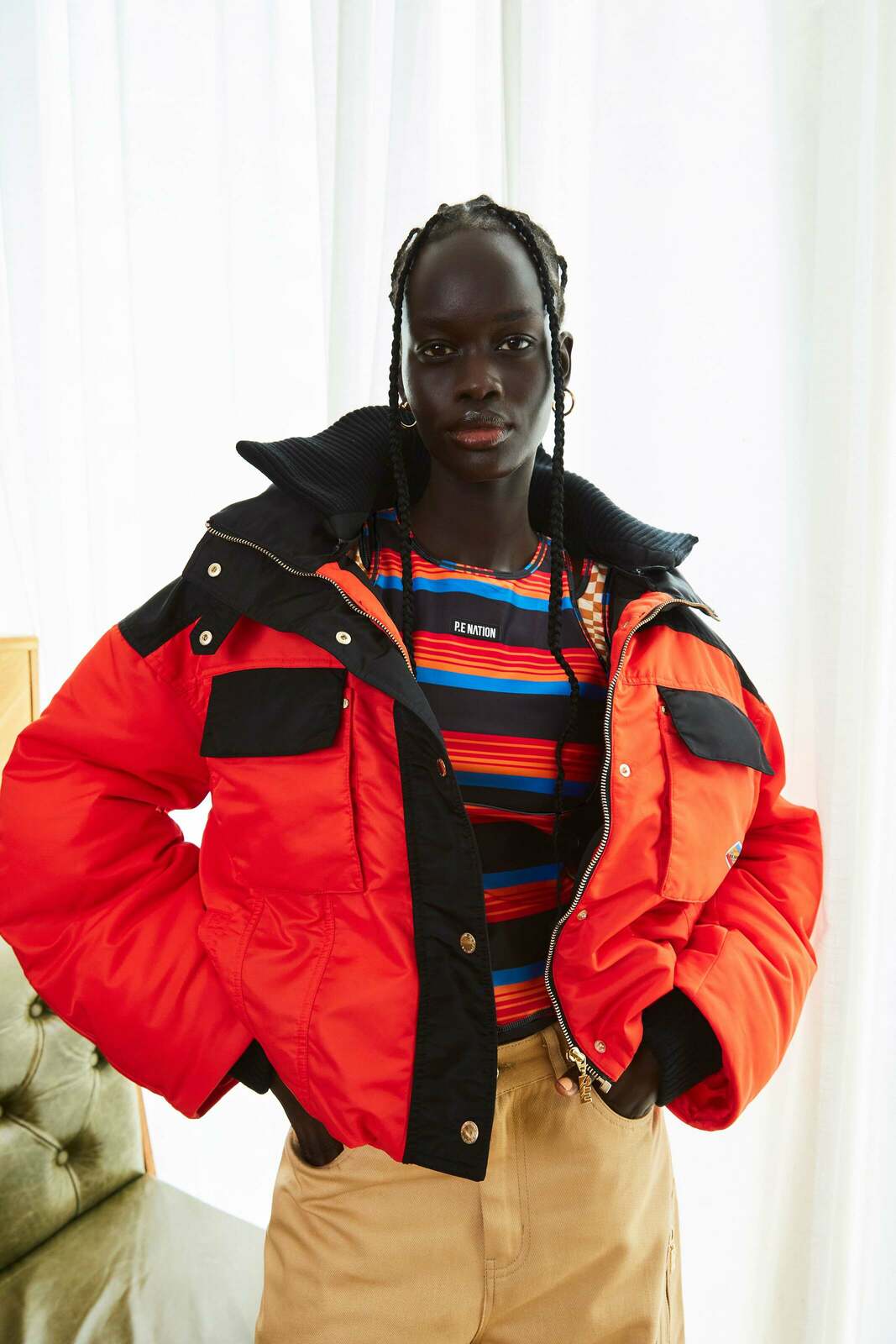 RHODE JACKET IN CHERRY TOMATO