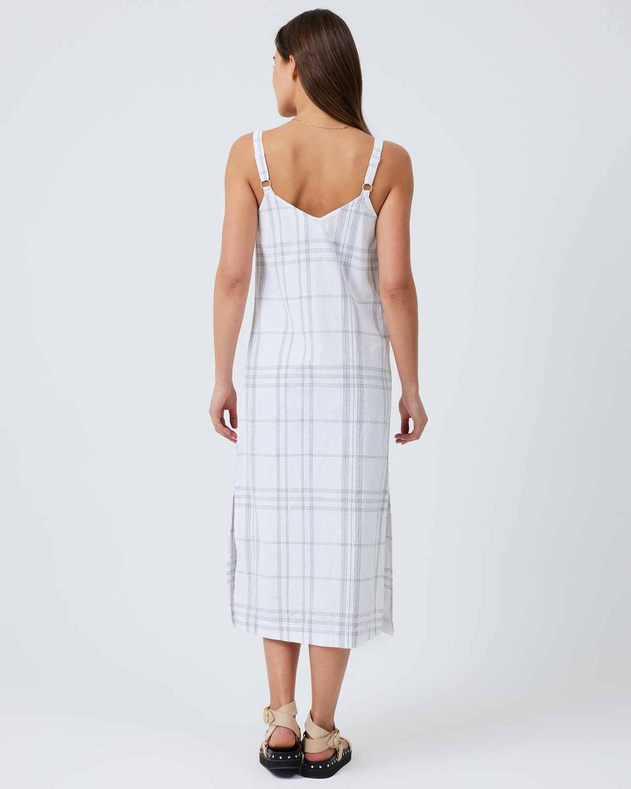 Slip Dress in Cotton Linen Blend