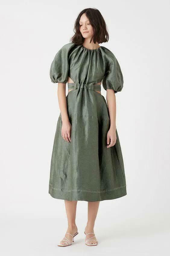 Mimosa Dress - Green