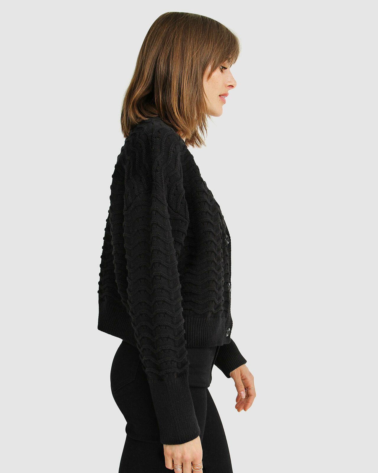 Mark My Words Cropped Cardigan
