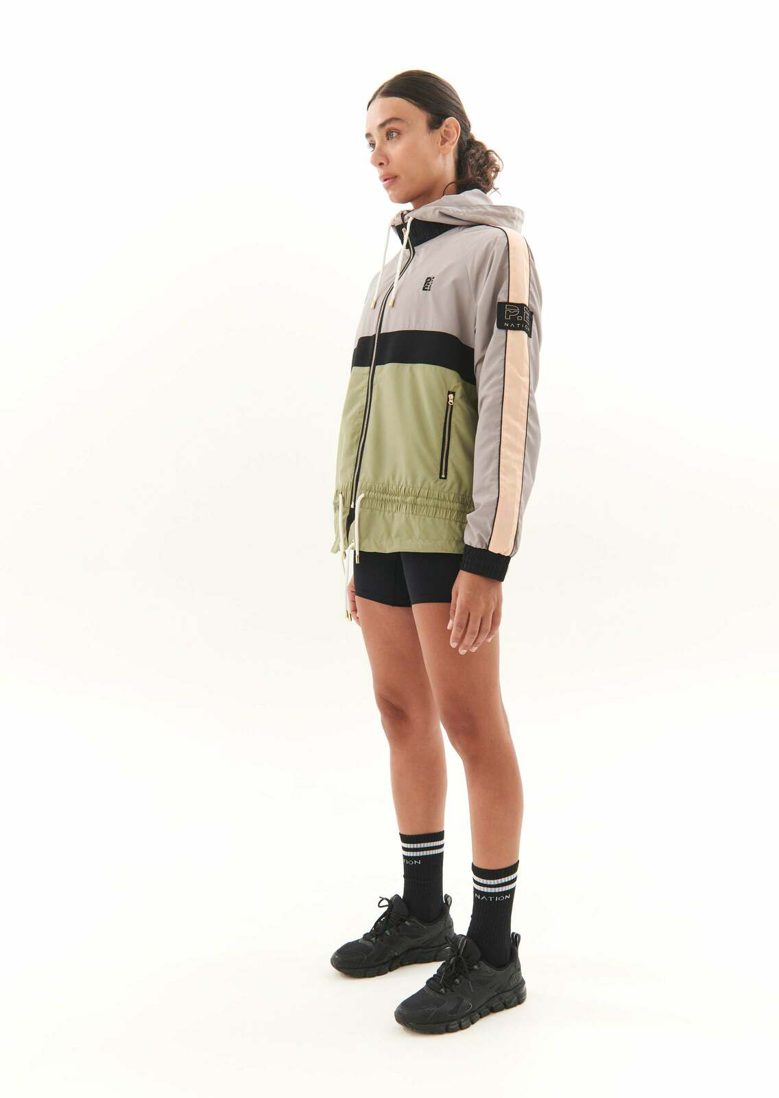 MAN DOWN JACKET IN OPAL GRAY