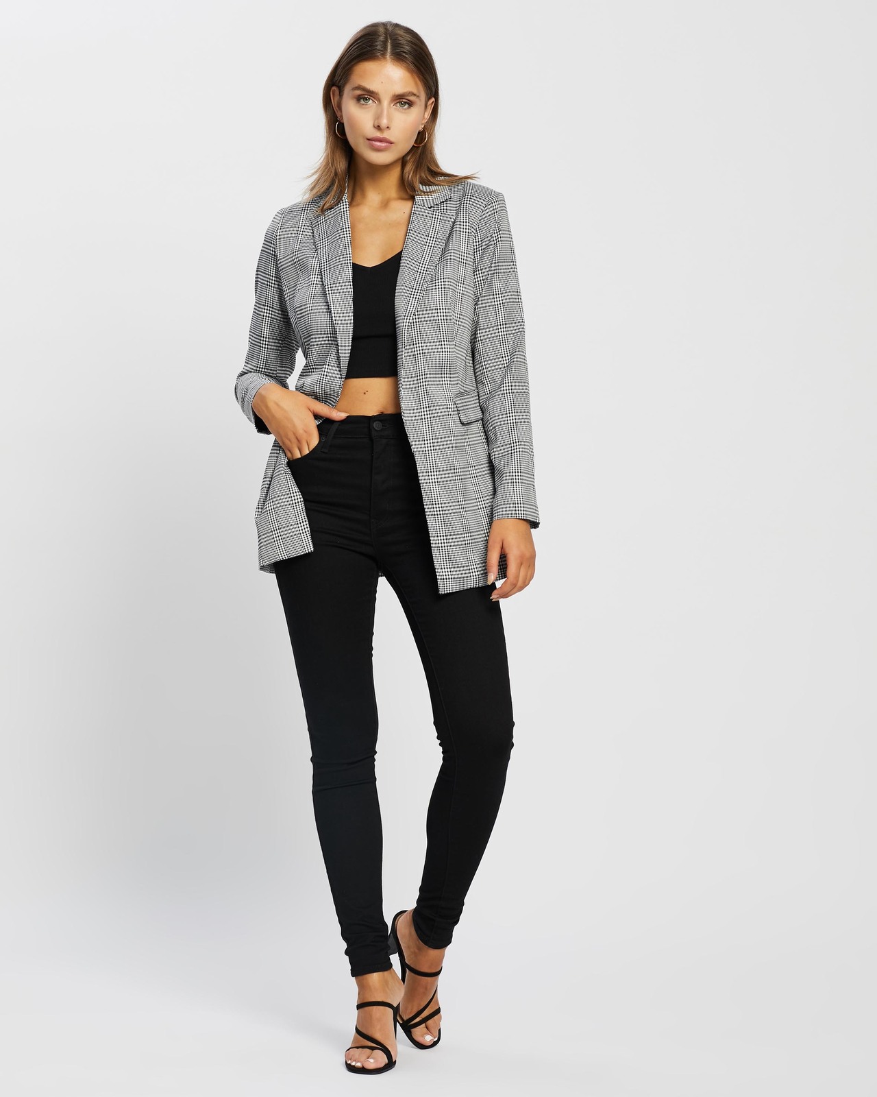 Carolina Check Blazer