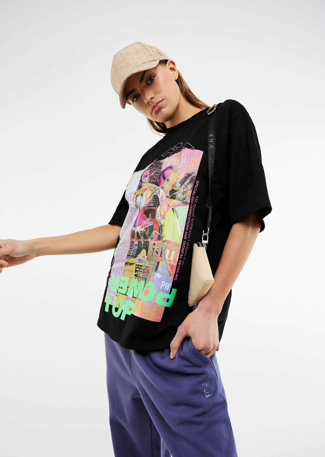 SKYLINE CAP IN CUBE PRINT