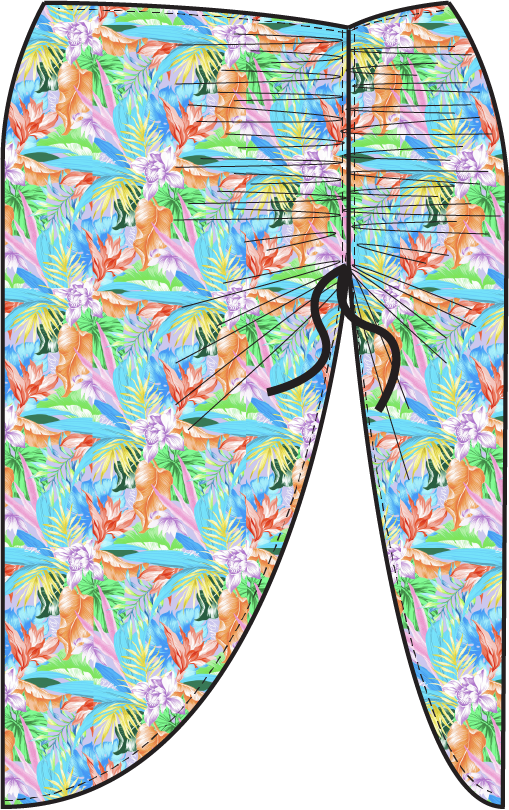 STASSIE HAWAIIAN TROPIC COVERUP SKIRT