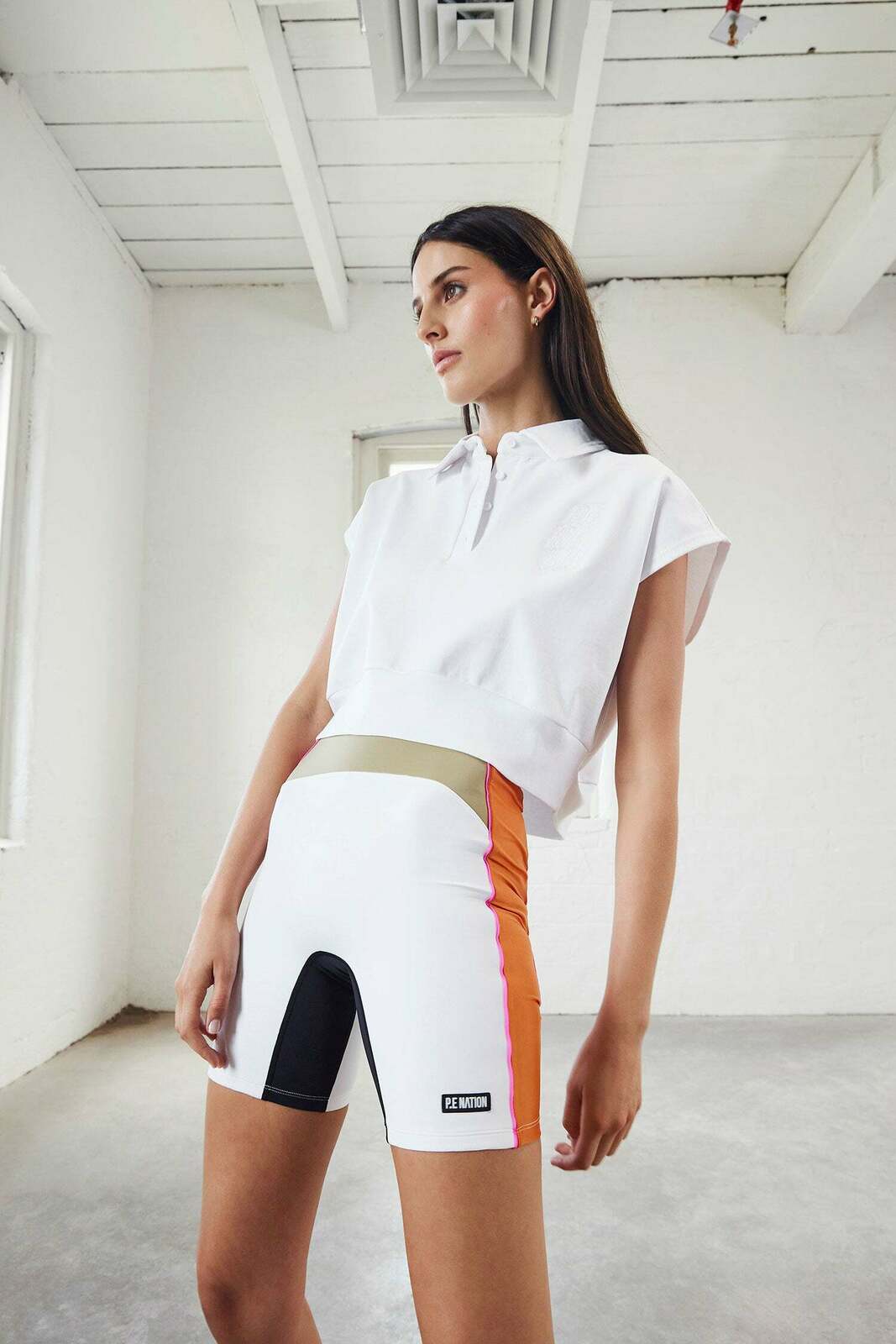 AIRTIME BIKE SHORT IN OPTIC WHITE