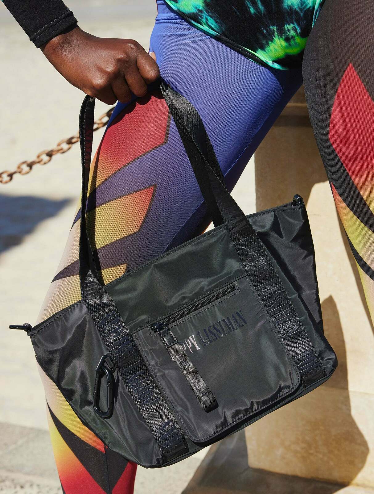 Skutty Flap Tote - Black