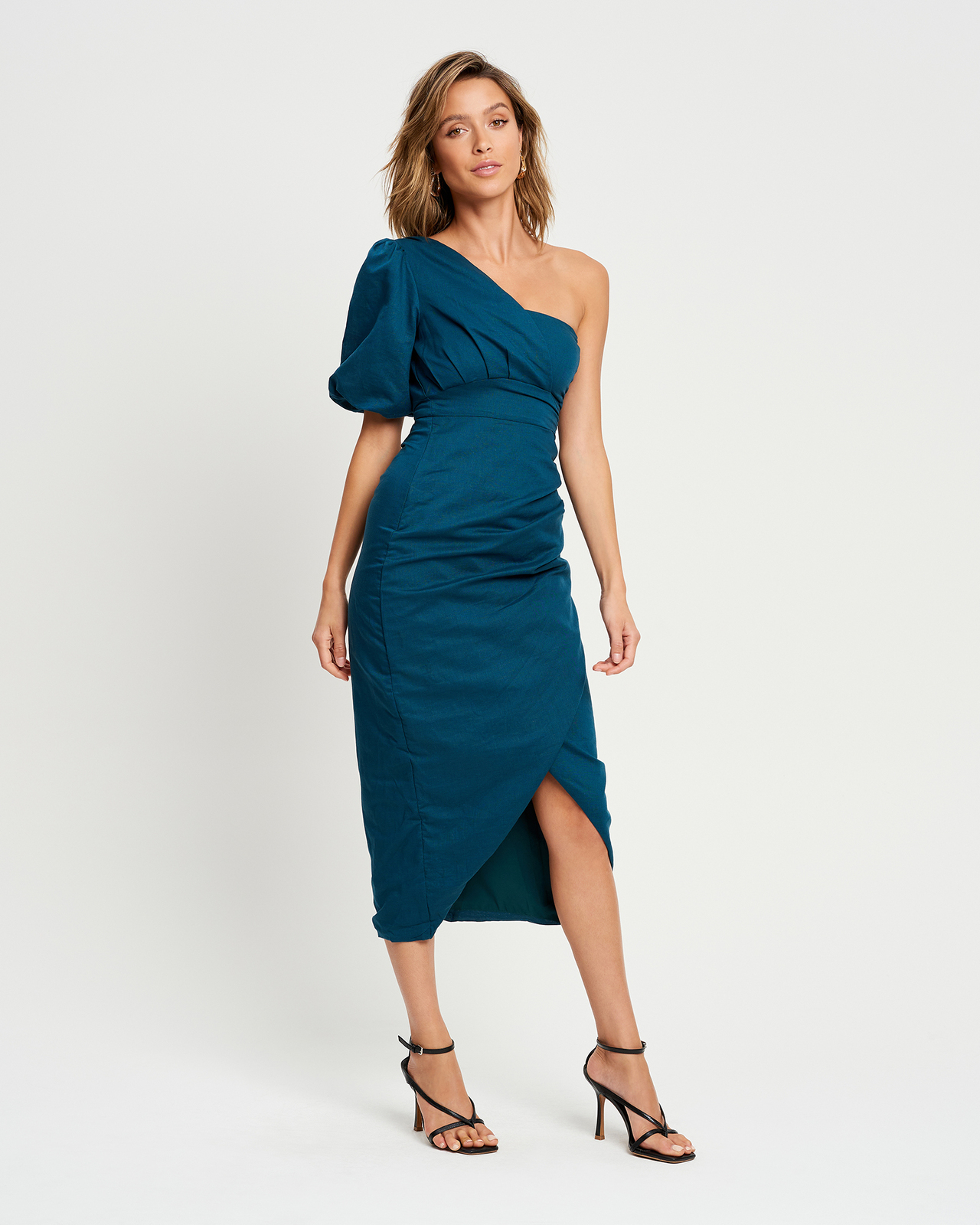 Jagged Midi Dress