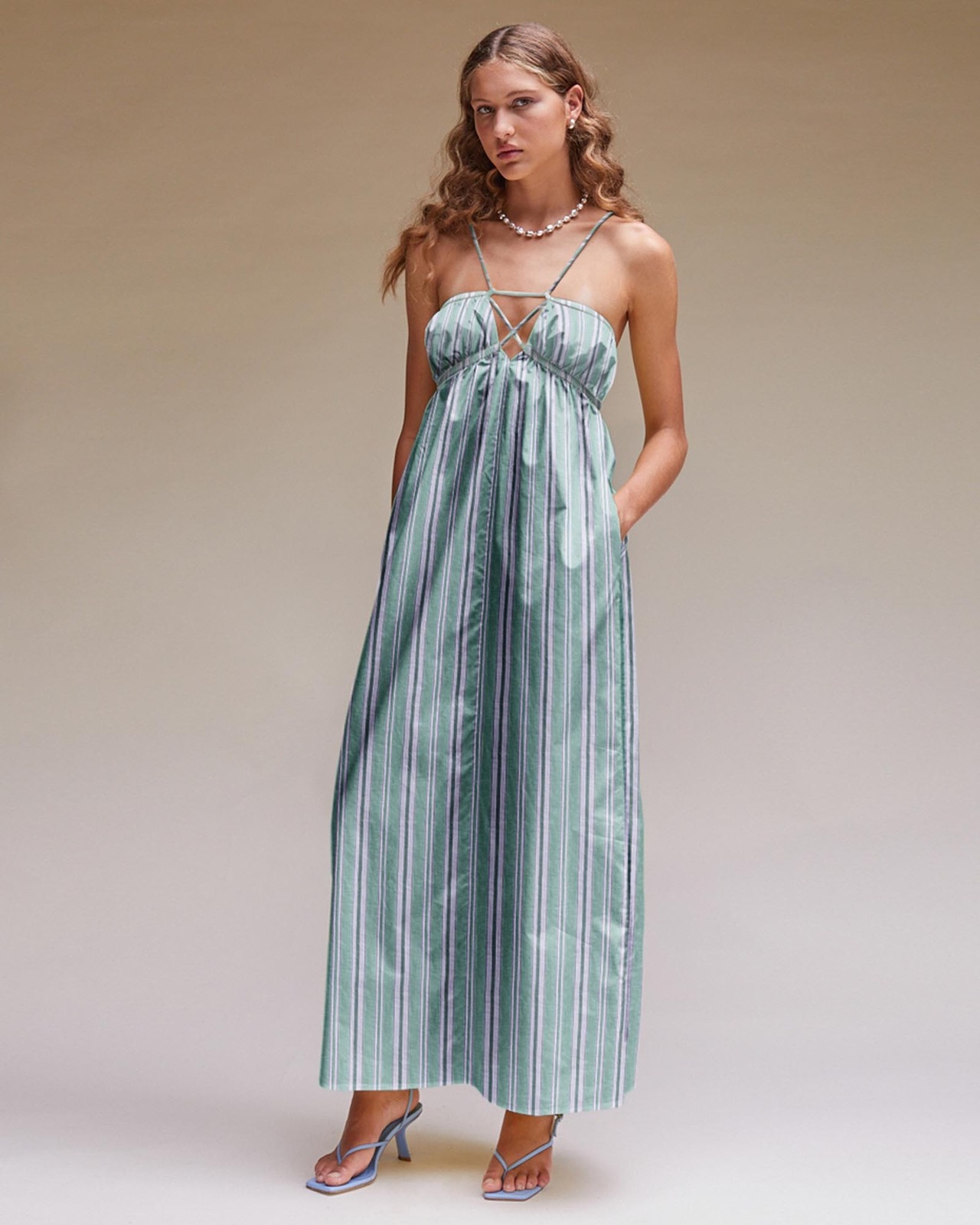 Tali Strappy Maxi Dress