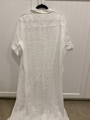 Assembly Label Tori Linen Short Sleeve Shirt Dress - AirRobe Assembly Label Tori Linen Short Sleeve Shirt Dress - AirRobe