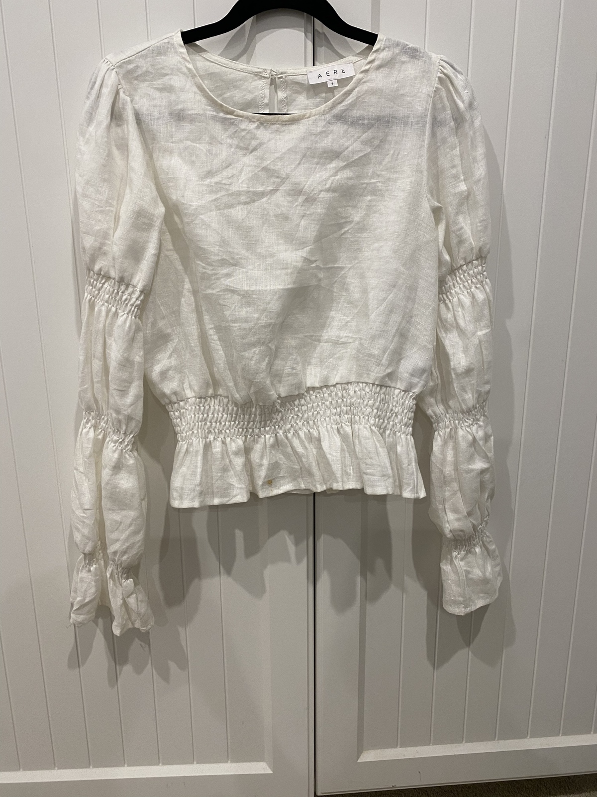 Shirring Detail Top