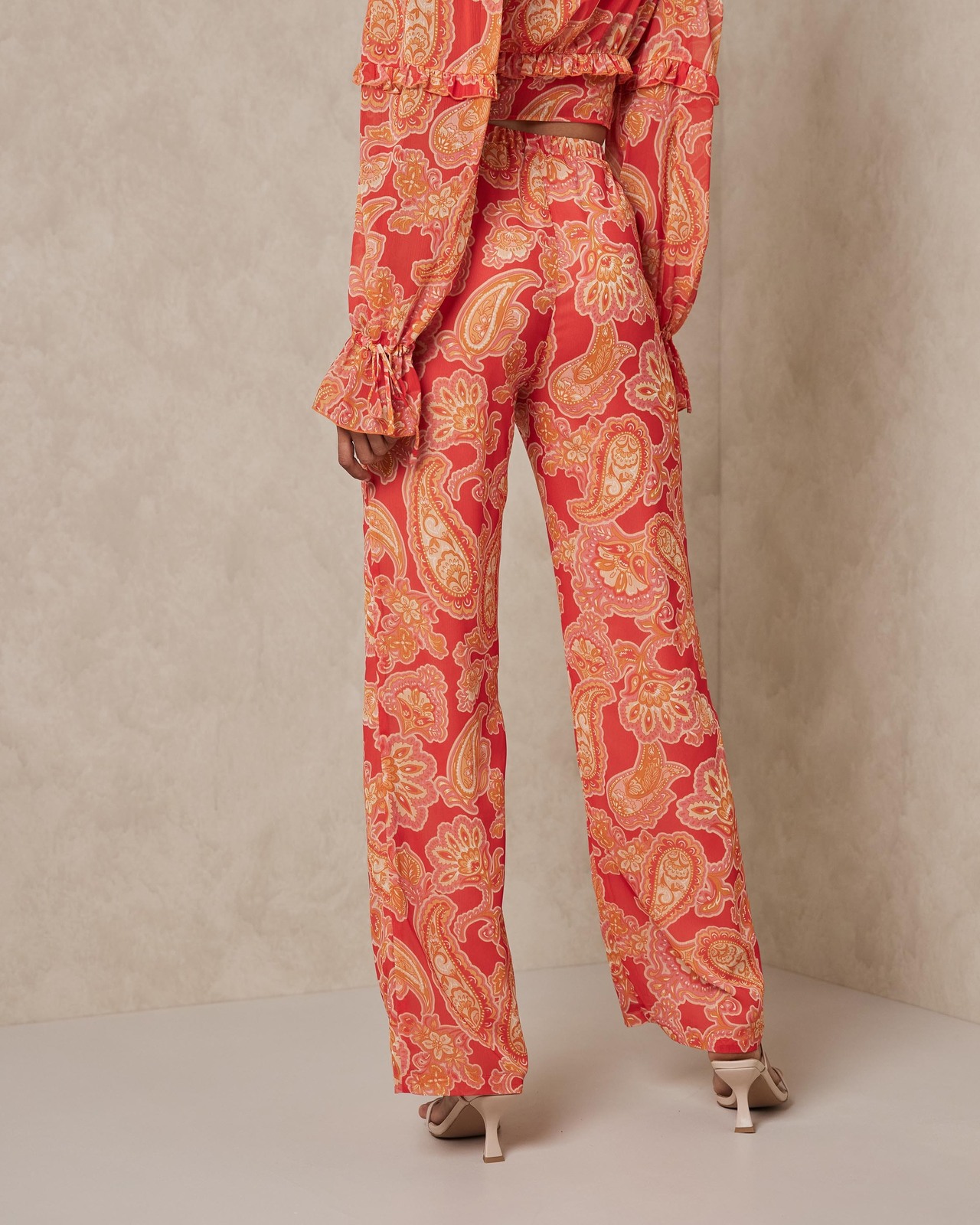High Rise Flare Pants