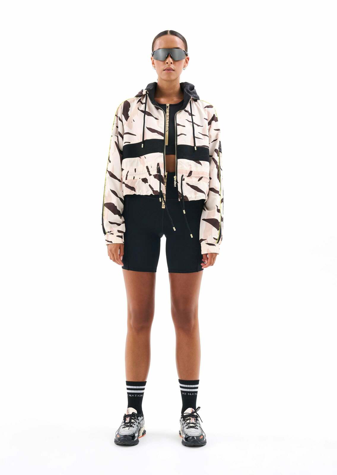 MAN DOWN JACKET IN ANIMAL PRINT