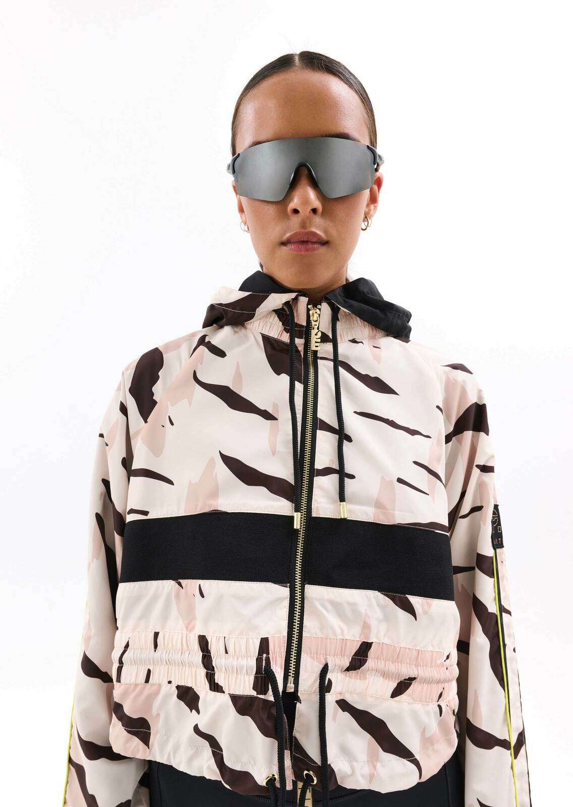 MAN DOWN JACKET IN ANIMAL PRINT