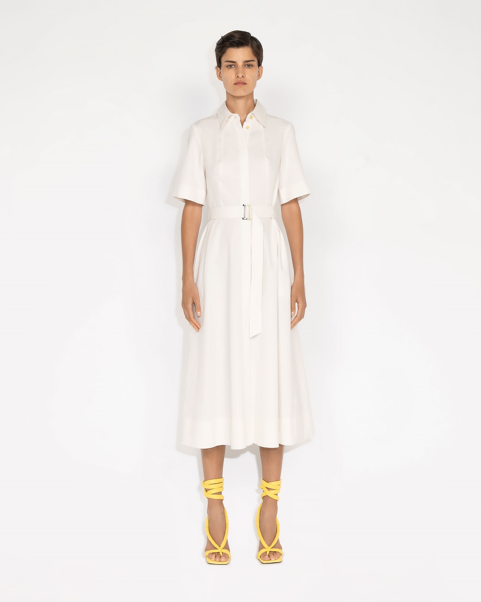 cue shirt dress Cue The Casual T-shirt Midi Dress in Sage Curves 1XL / Sage