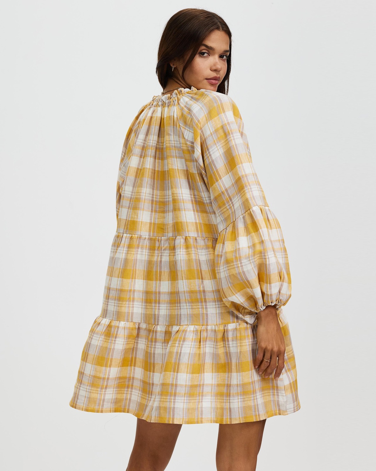 Linen Smock Dress