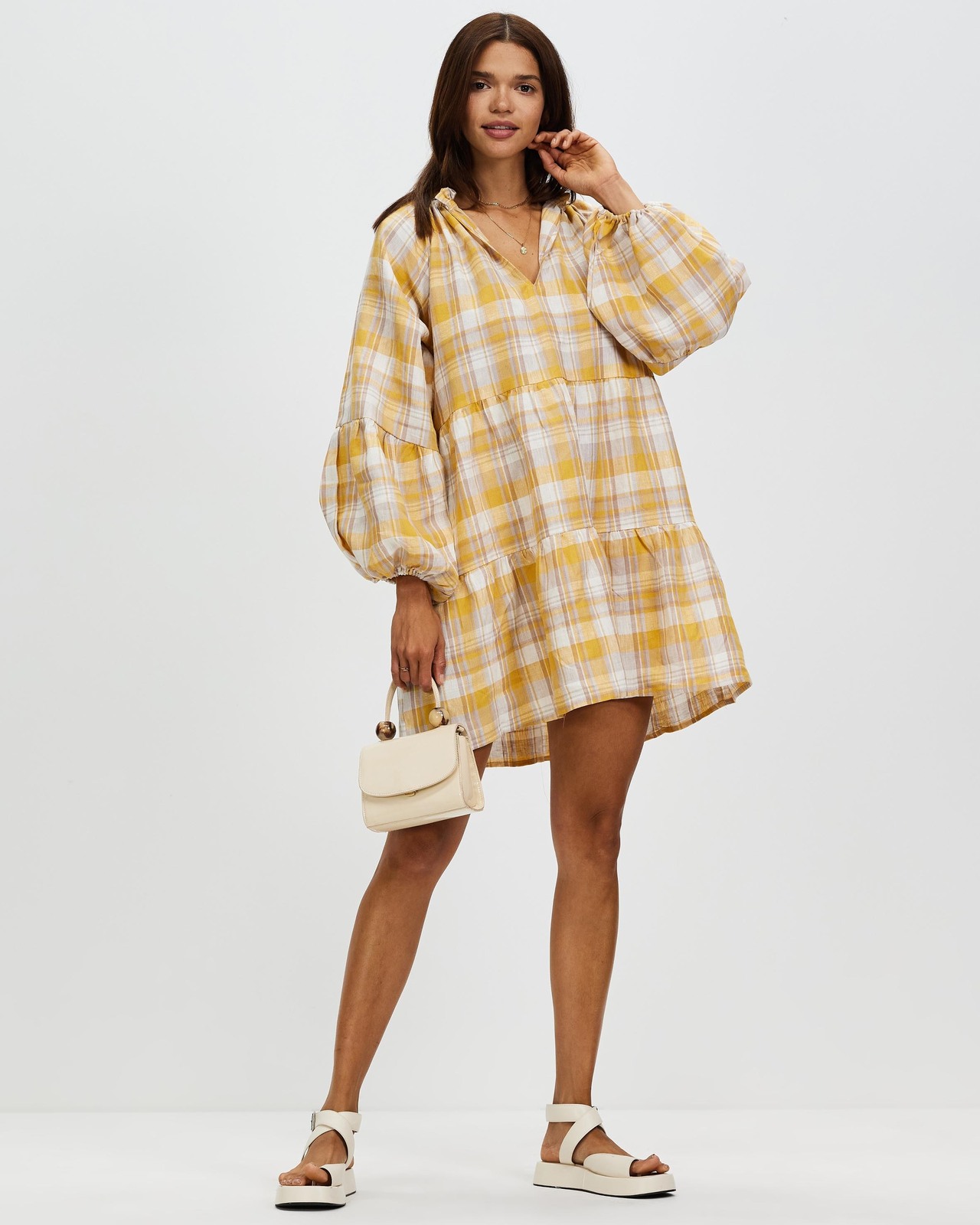 Linen Smock Dress