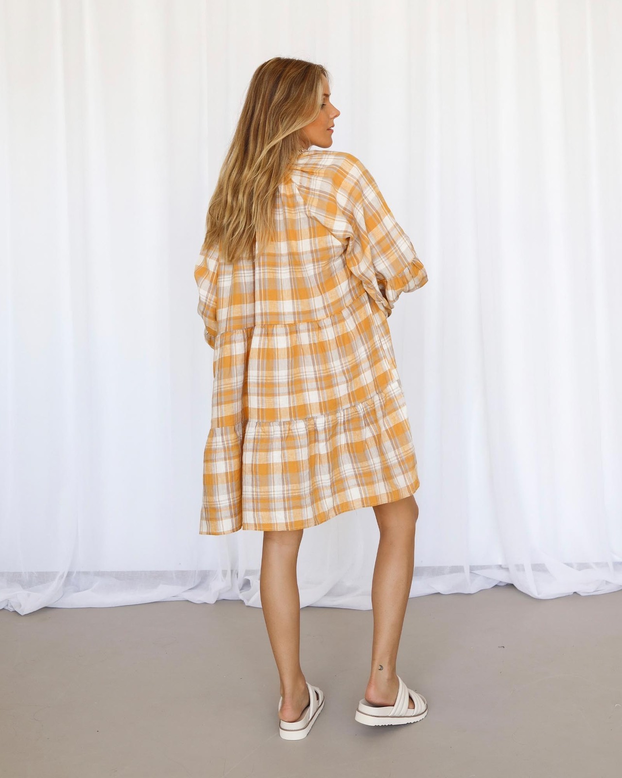 Linen Smock Dress