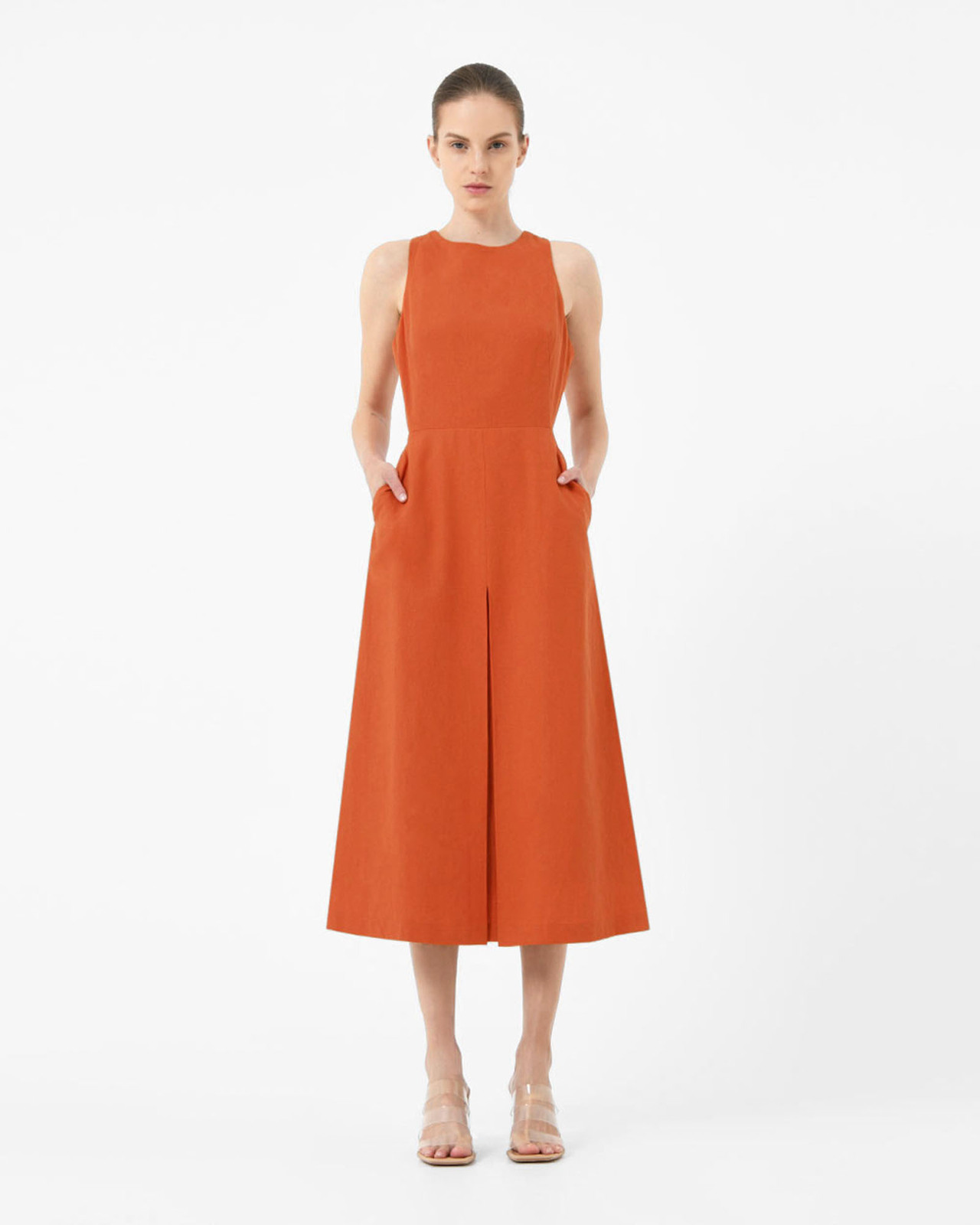 Claudia Linen Maxi Dress