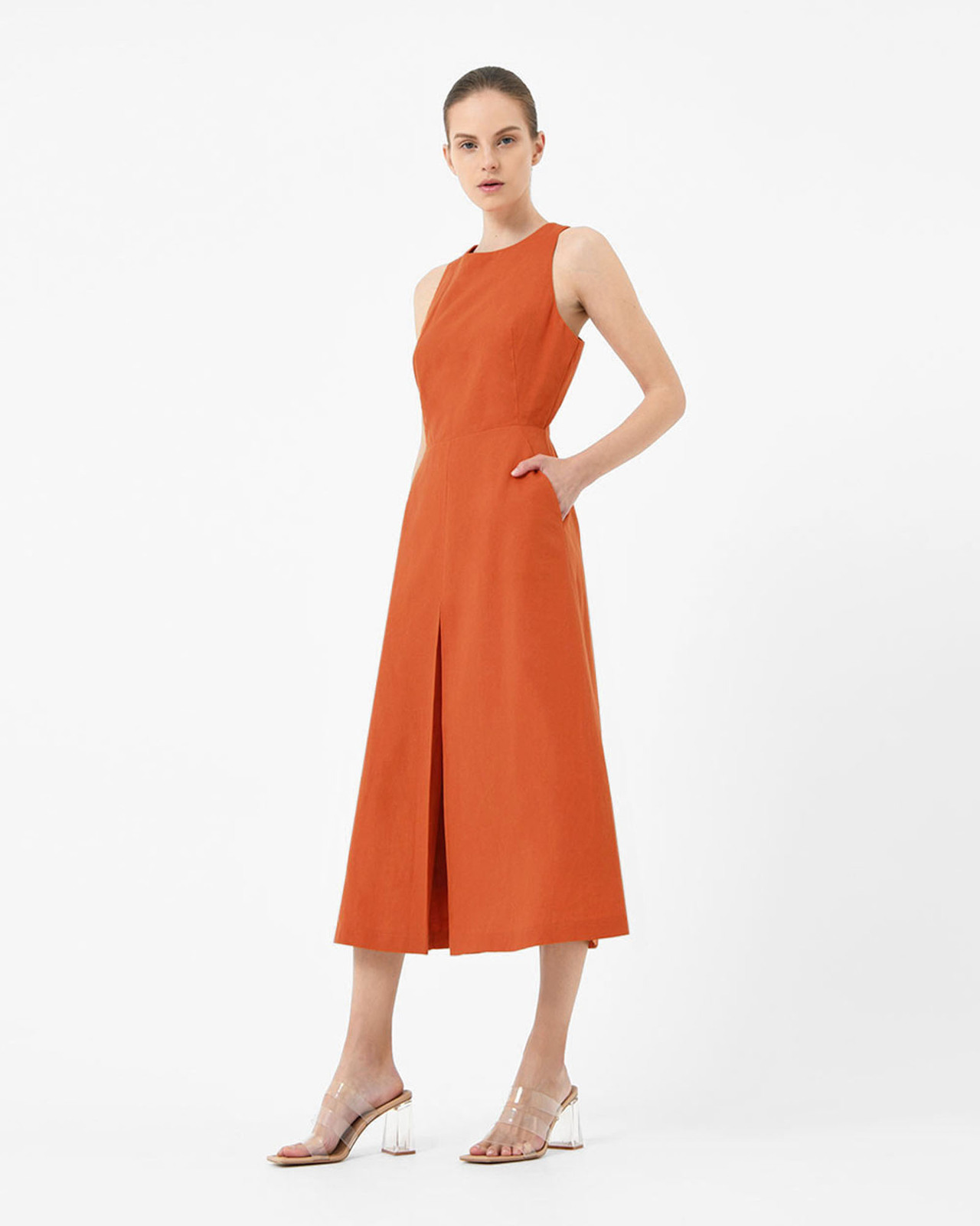 Claudia Linen Maxi Dress