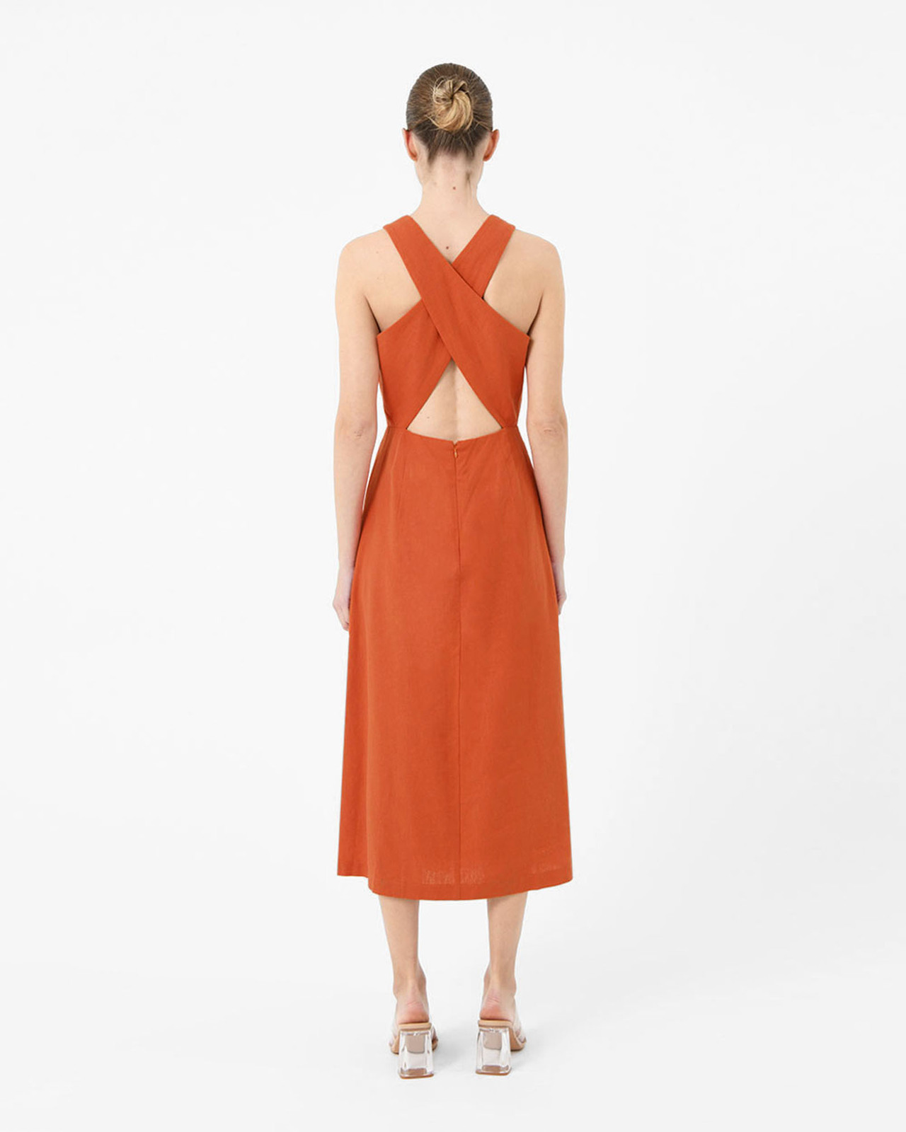 Claudia Linen Maxi Dress