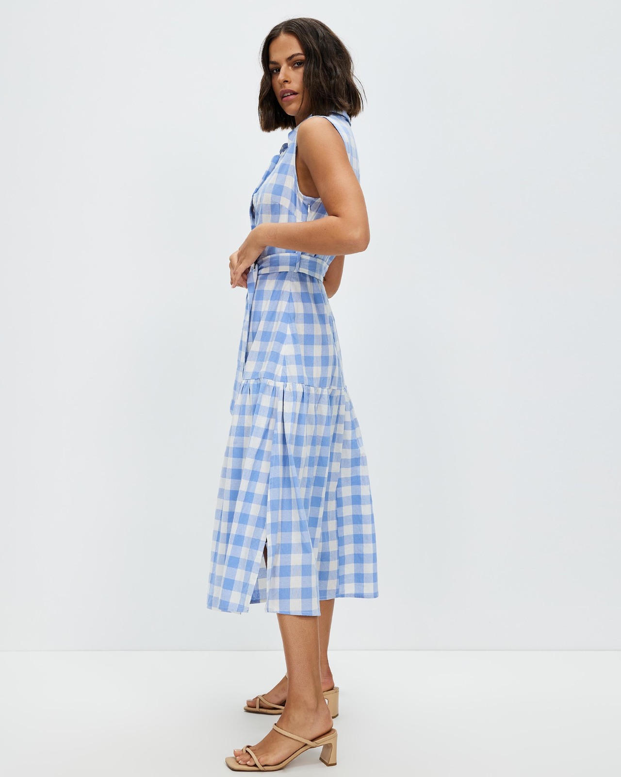 Alora Belted Midi Dress