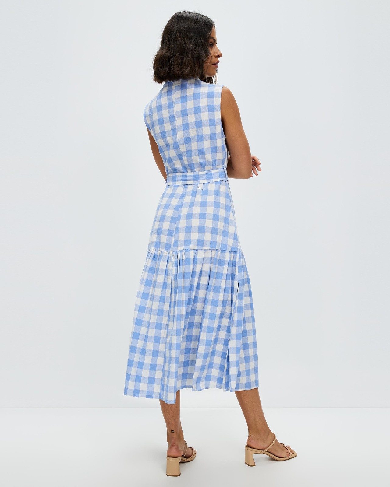 Alora Belted Midi Dress