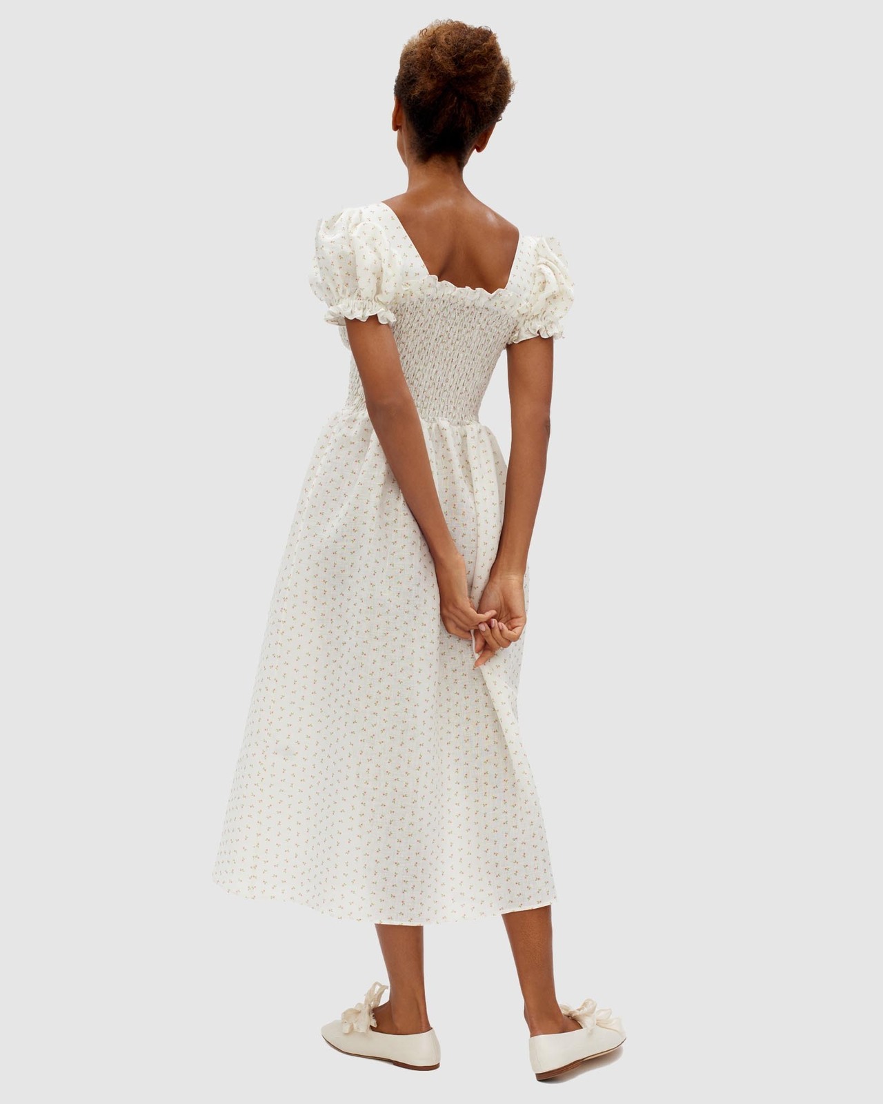 knee length dresses for ladies Sleeper Women's Marquise Linen Dress