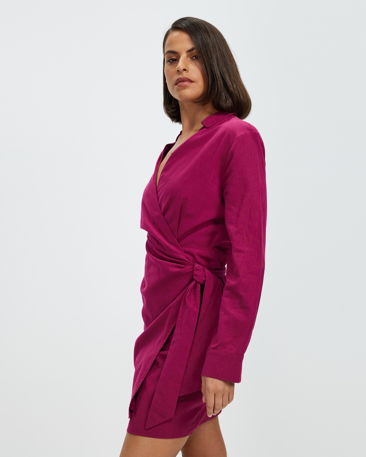 Aurora Wrap Front Dress